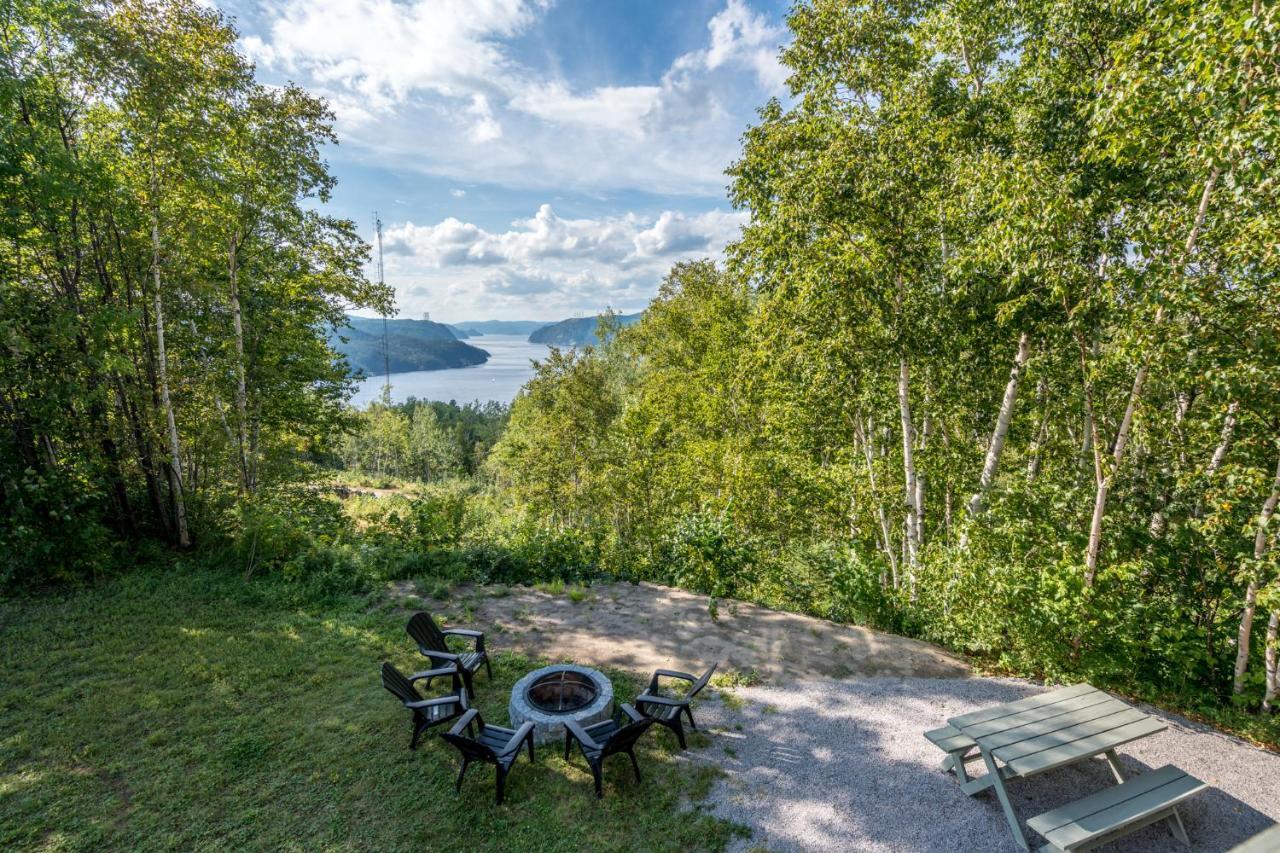 Montfjord - Chalets, Spa Et Vue - Chantafjord #2 Sacre-Coeur Экстерьер фото