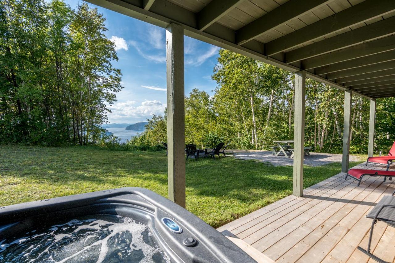 Montfjord - Chalets, Spa Et Vue - Chantafjord #2 Sacre-Coeur Экстерьер фото